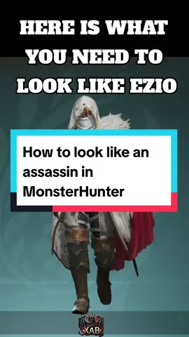 In this Video ill be doing a Full Layer Armor break down for you to look like Ezio in Monster Hunter Wilds.  #monsterhunterwilds  #monsterhunterwildsgame #mhwilds #ezio #assassinscreedshadows 