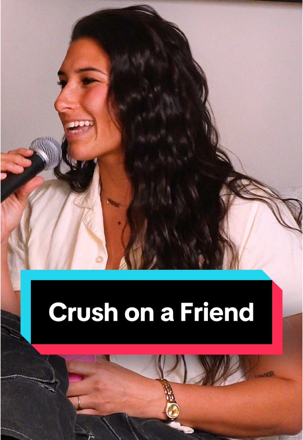 From crush to friend the lesbian trope. Episode 92 queer mansion party hosted by @🌈 eden @veronica !!! @Mariah Counts @caroline blaike #wlw #wuhluhwuh #lgbt #wlwtiktok🏳️‍🌈 