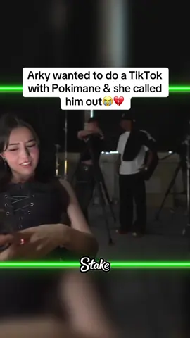 Arky wanted to do a TikTok with Pokimane & she called him out😭💔 #jasontheween #jason #d4vd #pokimane #fyp #music #musicvideo jasontheween and pokimane in D4VD’s music video 