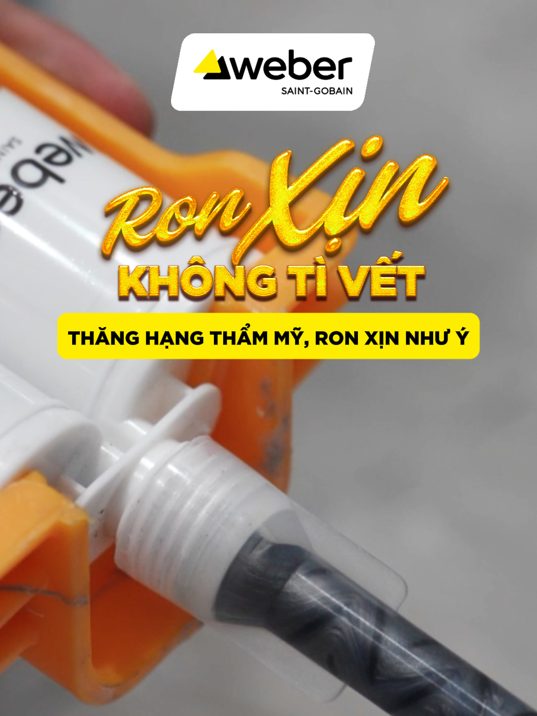 ✨ Nhà mới cần chọn những điều tốt nhất cho gia chủ để công trình luôn bền đẹp và sang. Đồng thời áp dụng xu hướng chà ron mới như keo chà ron Weber 2 thành phần gốc epoxy: thương hiệu thế giới, chống thấm tốt, dễ lau chùi. Đây là chia sẻ từ nhà thầu Vương (TP.HCM) khi thi công và tư vấn cho gia chủ. #RonXinKhongTiVet #Weber #WEBERVietnam #keocharon #keochitmach #keocharonWEBER #KeocharonEPOXY #Keocharon2thanhphan #webercolor_shine