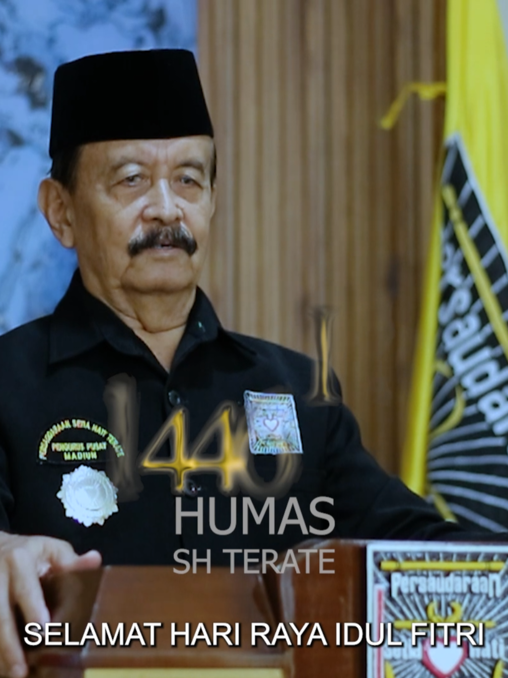 PersaudaraaN Setia Hati Tetare Pusat Madiun Mengucapkan Selamat Hari Raya Idul Fitri 1446H/2025M. Minal Aidzin Wal Faizin Mohon Maaf Lahir Dan Bantin🙏. #pshtpusatmadiun #shterate_tanahlaut #psht #pshtpusatmadiun1922❤️ #pusatmadiun #shteratejaya #idulfitri2025🕌☪️ #takbiran #fyp #fypシ゚ 