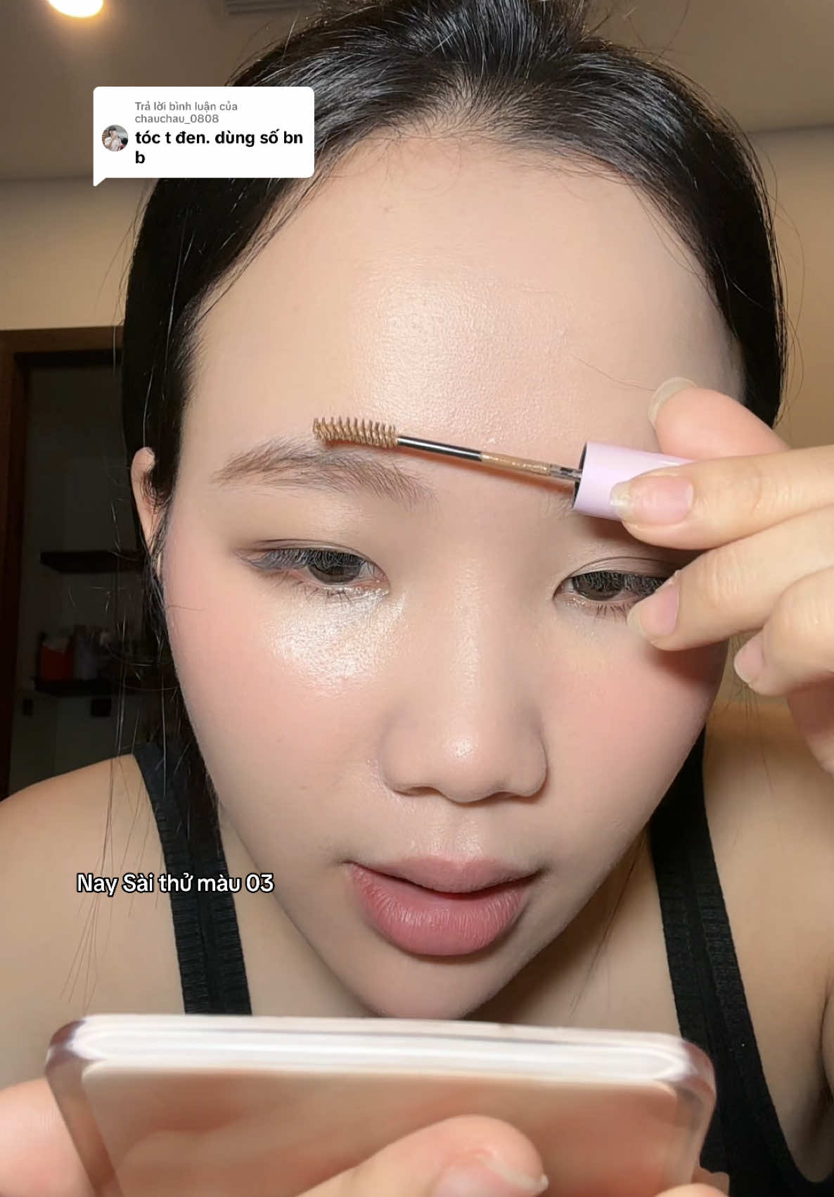 Trả lời @chauchau_0808  Cái này hai xác nhận là không bị bết nha #review #xuhuong #viral #makeup #chanmay 