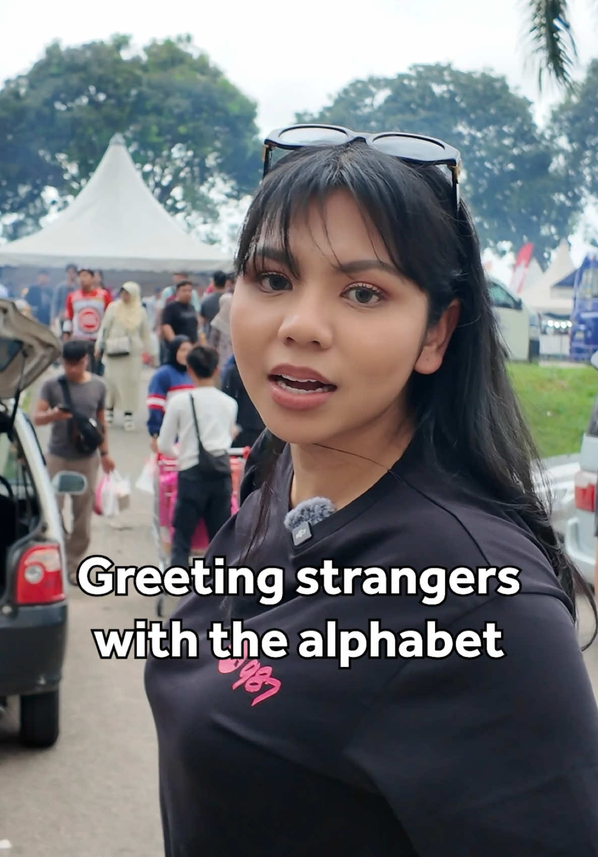 @Natasha Faisal is too extroverted for this world #987fm #987irl #bazaarramadan #makan #MalaysianFood #alphabet 