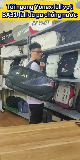 Túi ngang Yonex BA31 full vợt chất liệu full da pu  #balocaulong #balovictor #tuicaulong #LIVEhighlights #TikTokLIVE #LIVE #phukienthethaocaulong #xuhuong #badminton 