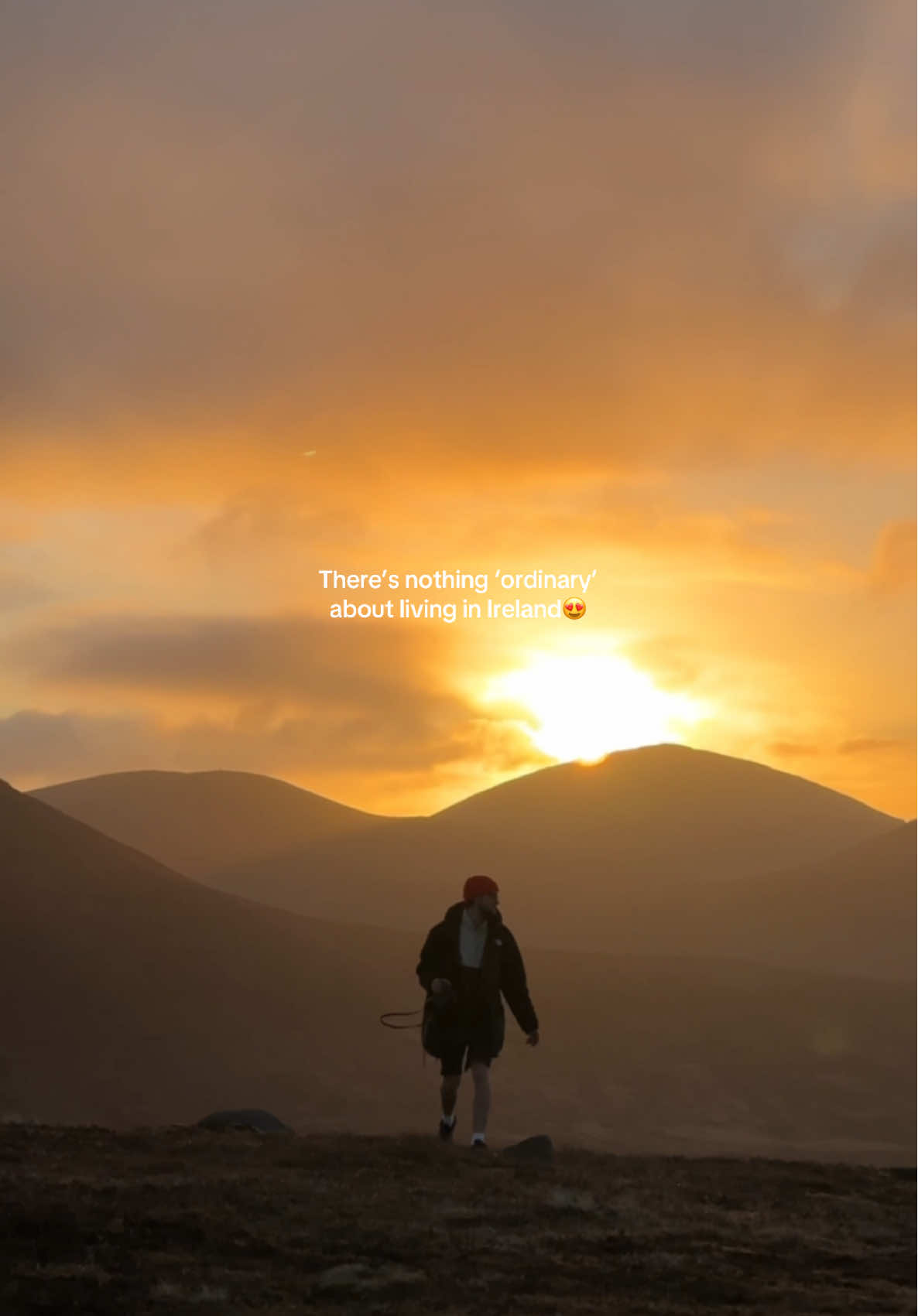 Ireland just never fails😍 sunrise in the Mourne Mountains #sunrise #travelireland #mournemountains #northernireland #travelni #Outdoors #adventure 