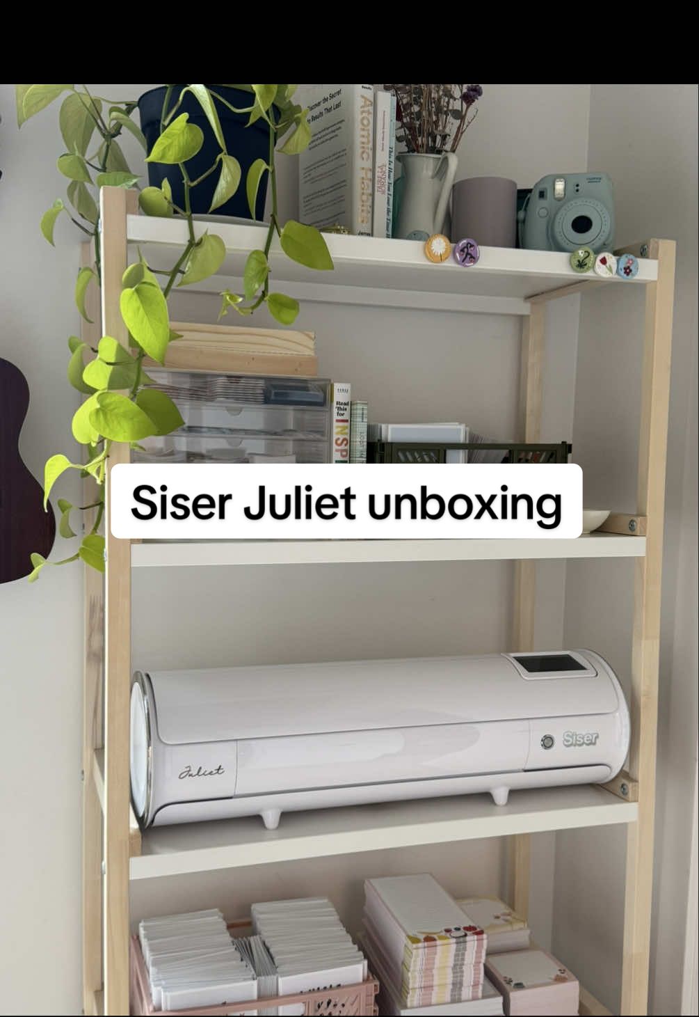 After 2 silhouette machines, countless hours of frustration and sooo much wasted material, I’ve finally upgraded to a Siser Juliet.  I found the setup super easy with lots of tutorials on Siser’s youtube channel. The wifi connection is great, it was fast and easy, and so far I’m finding the software pretty user-friendly once you get the hang of it! I printed and cut my first sticker sheet and it worked perfectly right off the bat (I had done test cuts beforehand with my sticker sheet material to know what cut settings to use).  So overall I’m already glad I made the switch, even though it was quite pricey! 🫶🏻✨ #unboxing #siserjuliet #smallbusinessowner #stickershop #stationeryshop 