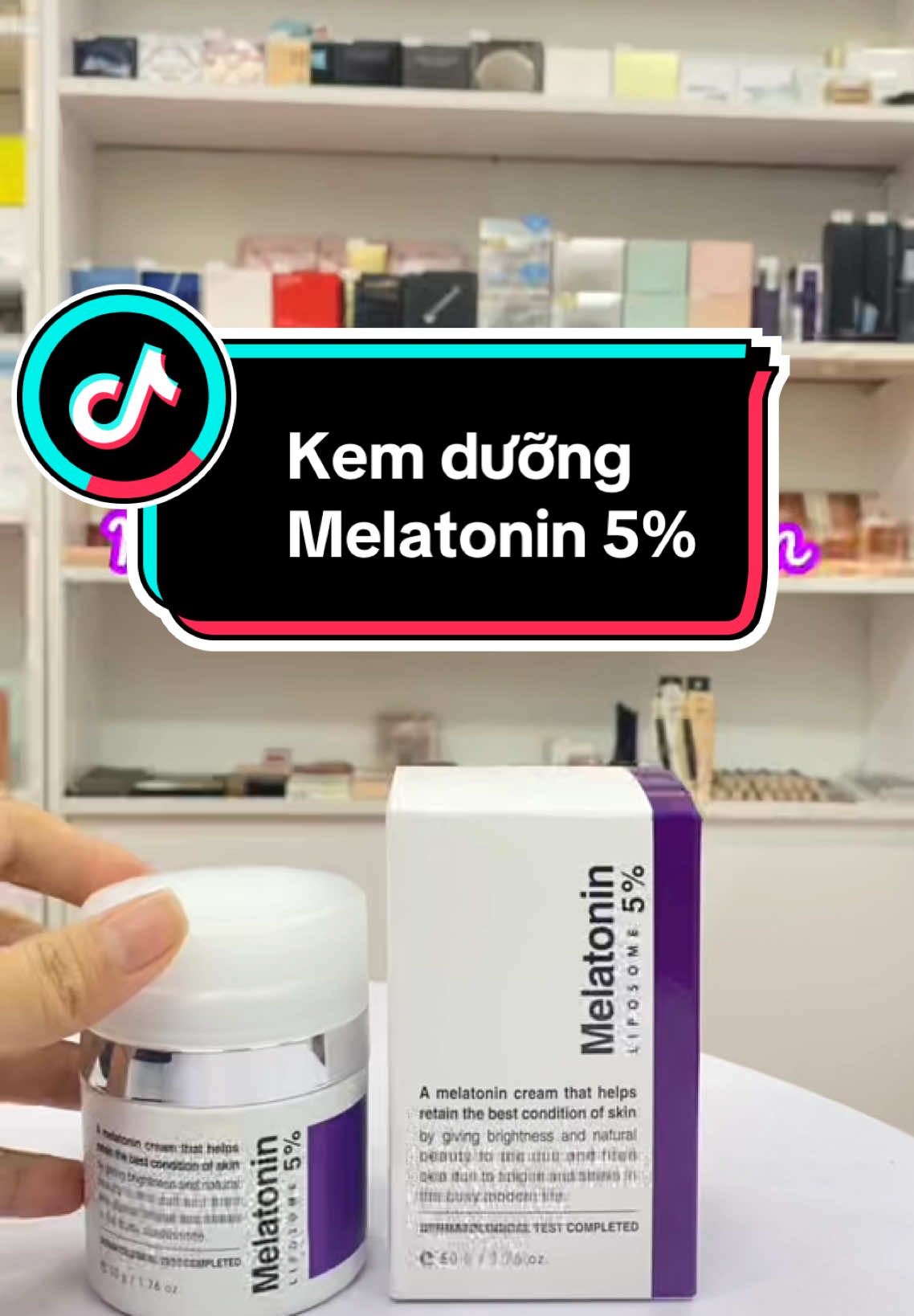 Kem dưỡng Melatonin 5% Maxclinic #melantonin #kemduong #trangtaycosmetics #duongda #duongtrang 