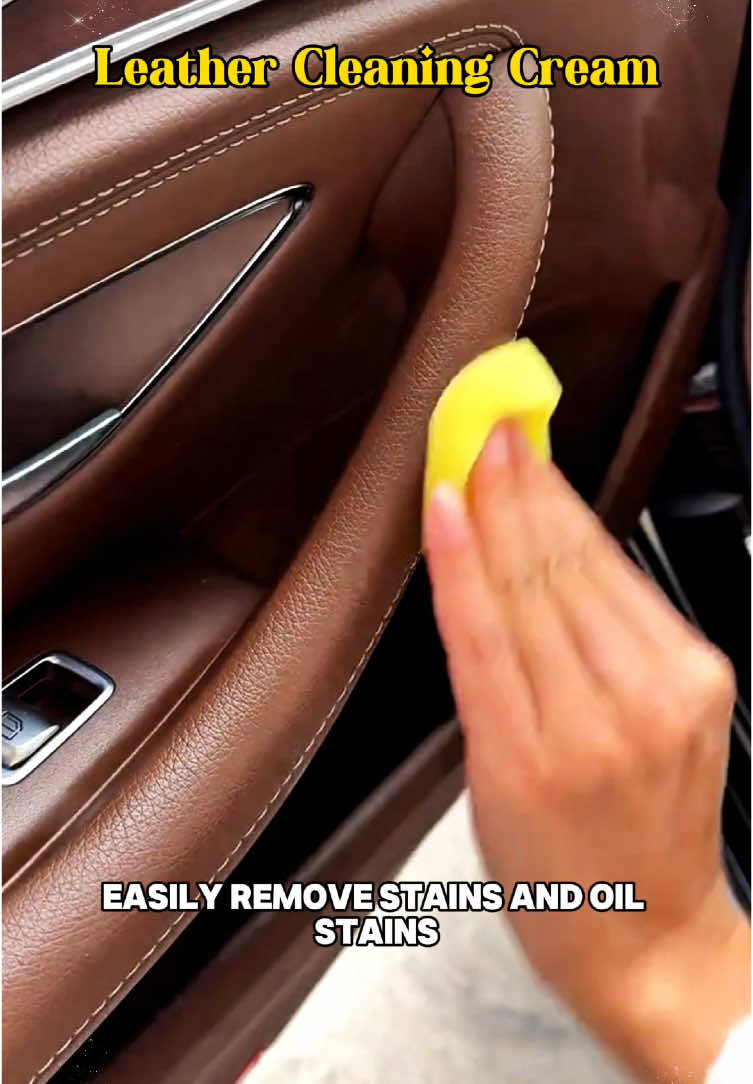 Leather Cleaning Cream - Long-Lasting Maintenance & Scratch Restoration for Car Seats, Sofas & Interiors#cleaning #maintenance #seats #sofas 