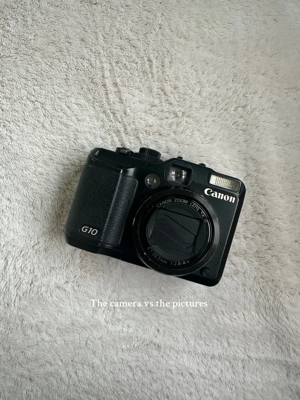 Rediscovered this camera and i feel like i look airbrushed #canong7x #canonpowershot #canoncamera #digitalcamera #photography #canonpowershotg10 #fyp 