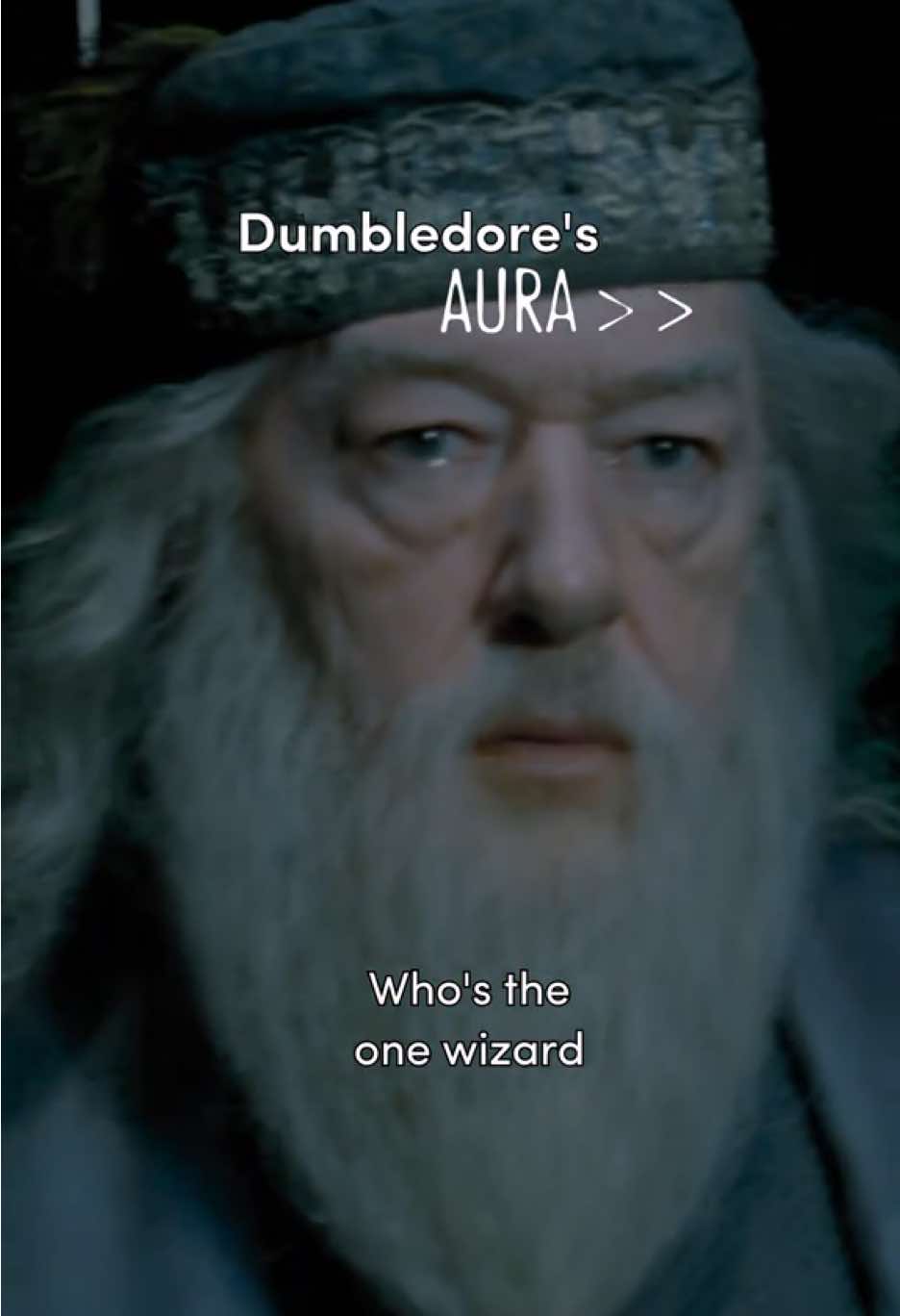 it's the hat #harrypotter #albusdumbledore #aura