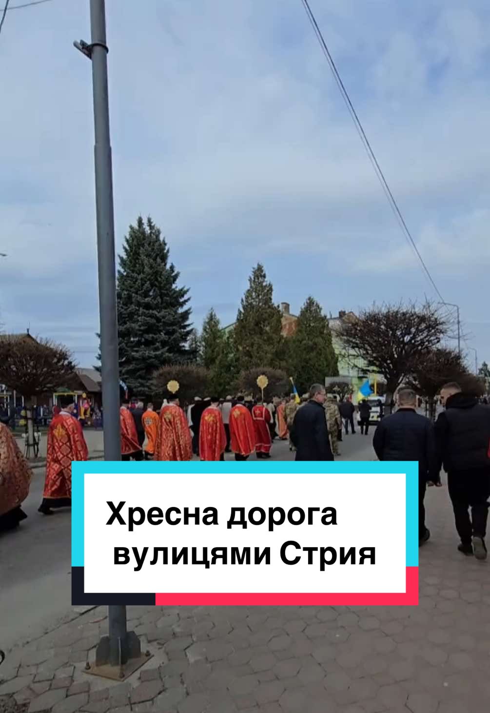 Хресна дорога вулицями Стрия з молитвою за справедливий мир та Божу опіку над українськими воїнами 🙏 Автор відео: Марія Федів