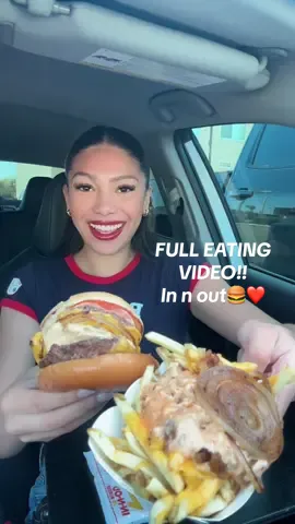 IN N OUT FULL EATING VIDEO🍔❤️ THIS WAS SO GOOD OMGGGG😋#innout#innoutburger#innoutmukbang#burgers#burgermukbang#mukbang#mukbangeatingshow#foodvideo#foodasmrvideo#asmr#asmrsounds#asmreating#eatingshow#eatingvideo#eatingsounds#bigbites  