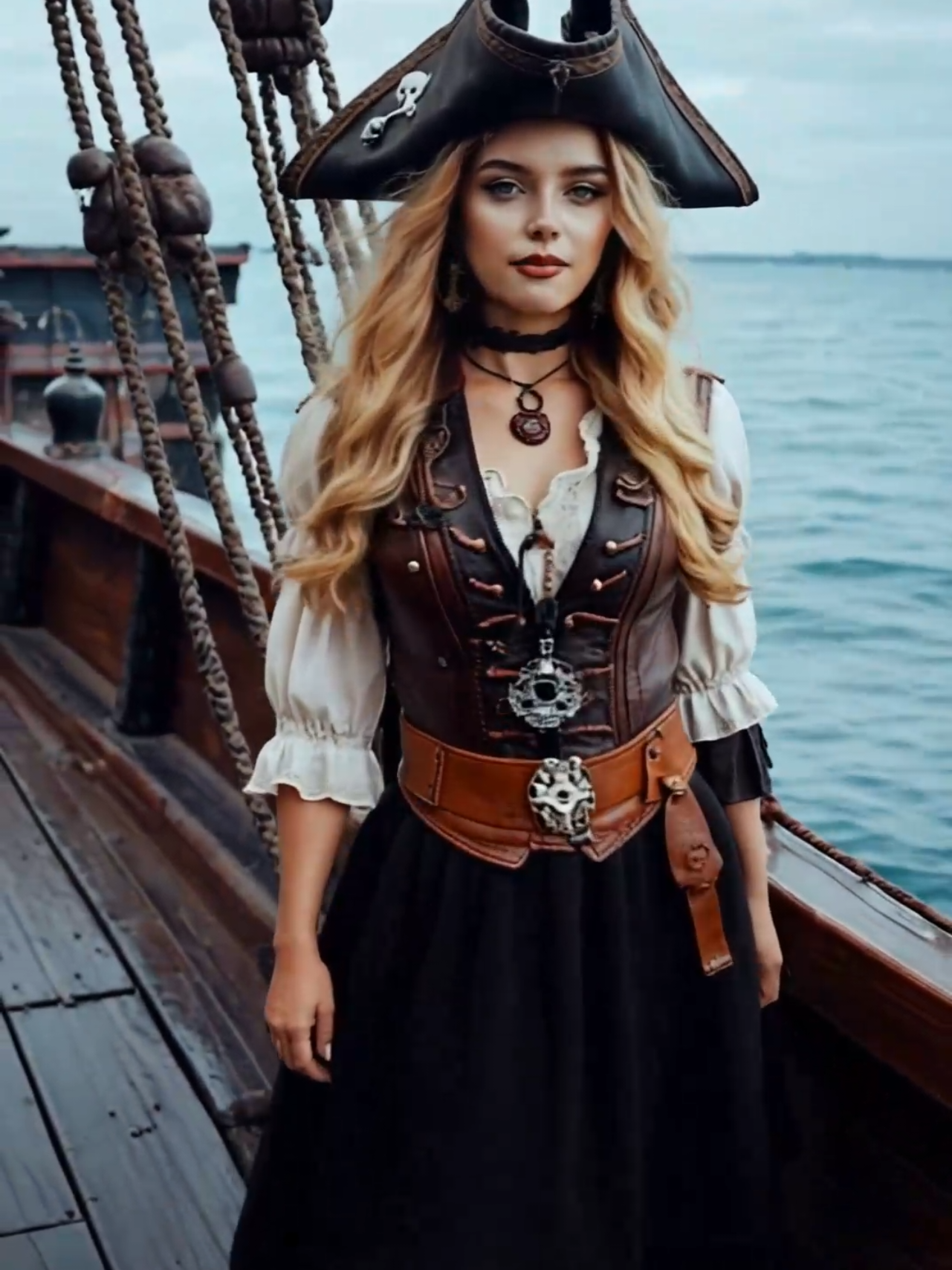 Pirate Girl #piratequeen #femalepirate #pirateship #aventura #adventuretime #marinera #seaspirit 