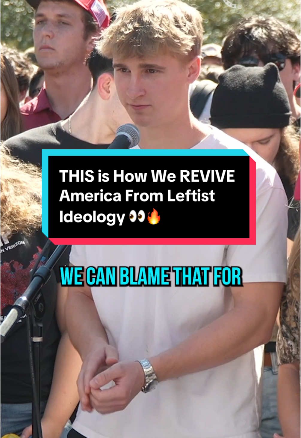 THIS is how we revive America from leftist ideology 👀 #trending #charliekirk #fyp 
