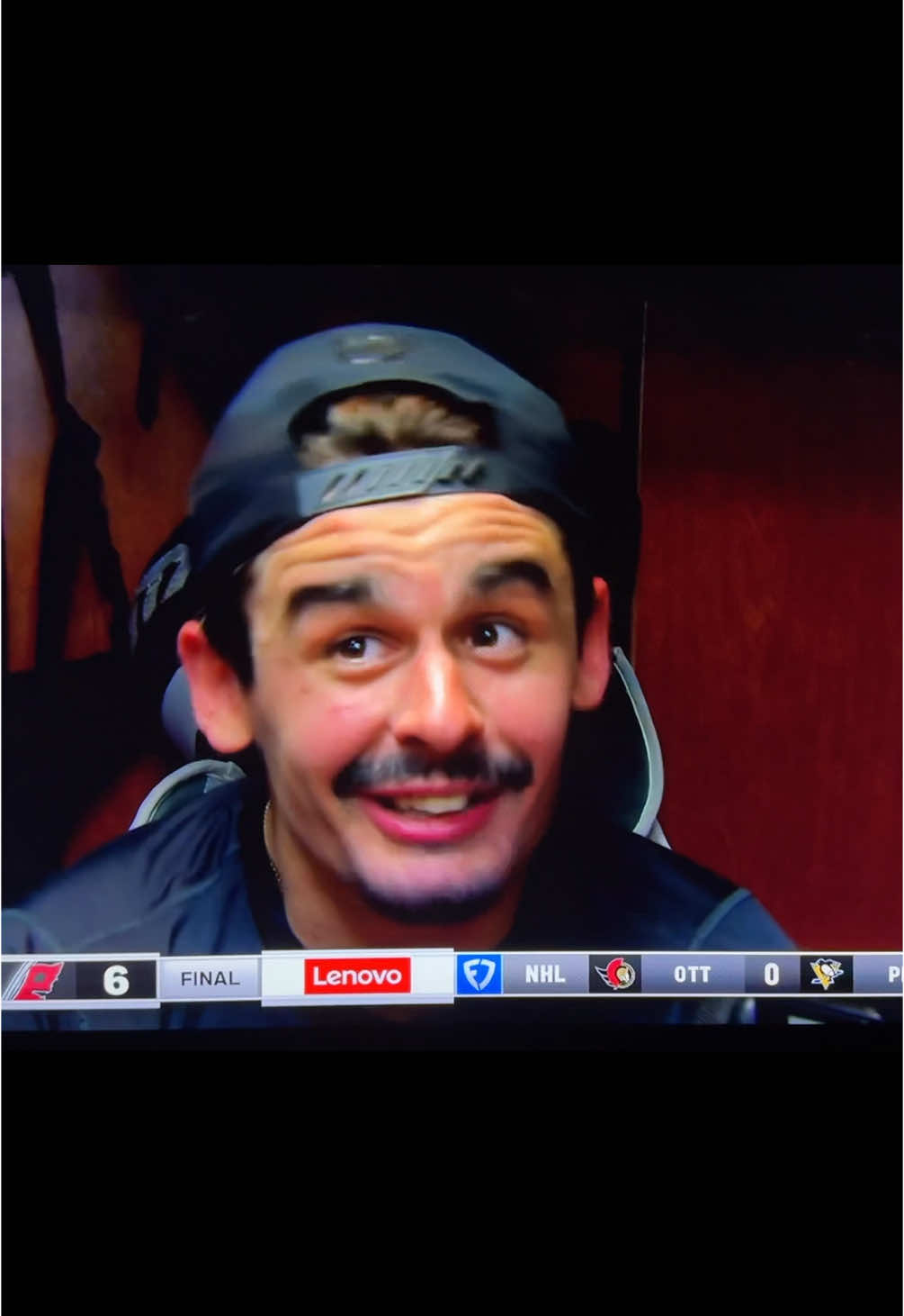 oh jarv, never change. 🤣 #sethjarvis #jarvy #canes #raiseup #NHL @NHL @Carolina Hurricanes 