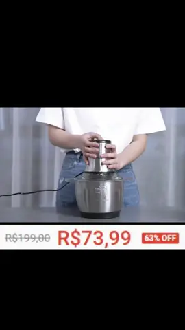 2-3 Litros Picador Triturador De Alimentos Carne Mixer Elétrica Processador Cozinha link na bio, usar pesquisar ou ctrl f pra ficar mais facil <3 #shopee #shop #achadinhos #triturador #utilidades