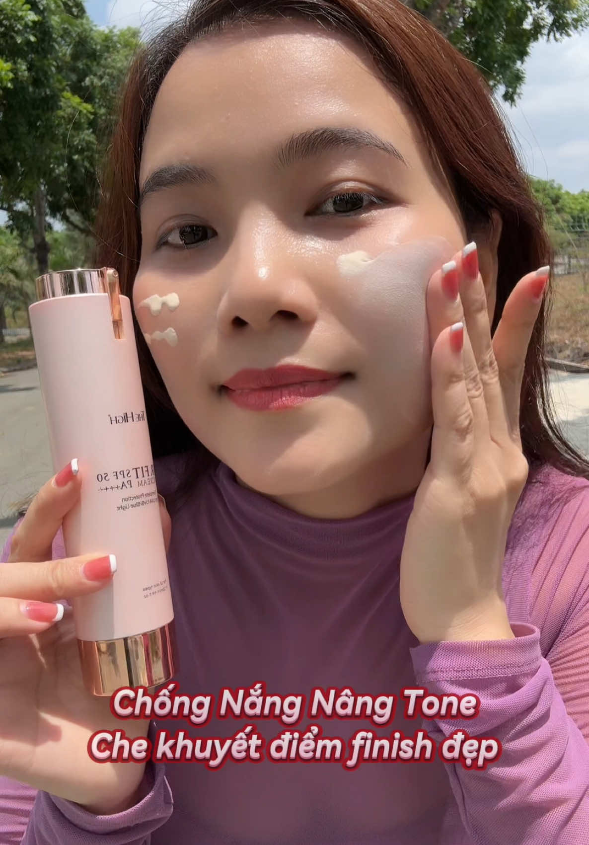 Chống nắng nâng tone ,che khuyết điểm,finish đẹp,không ưng.hoàn tiền luôn nha .Hè này ko có em này là có lỗi với làn da lắm #chongnang #chongnnangnangtone #thehigh #skincare 