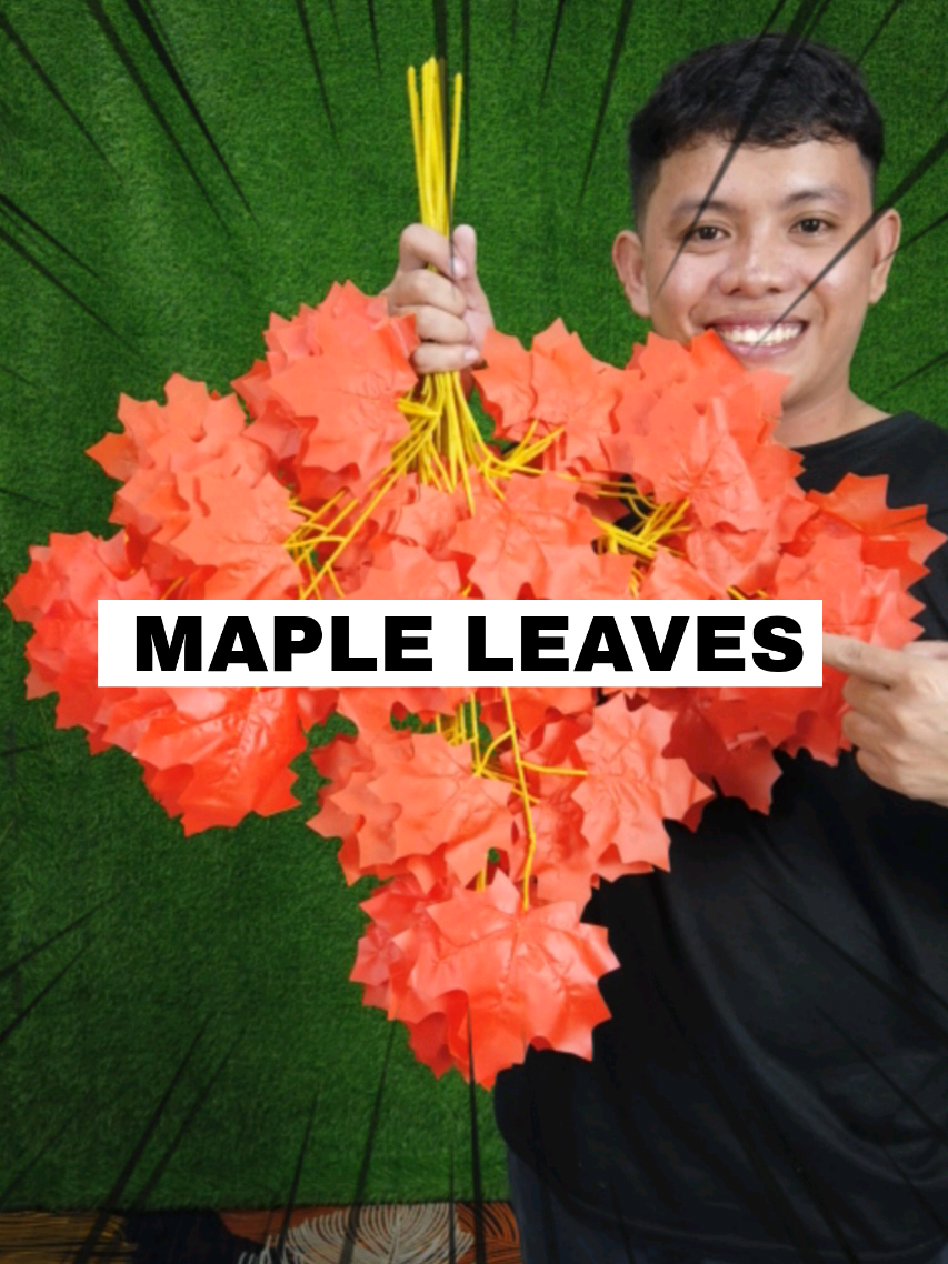 MAPLE ARTIFICIAL LEAVES #artificialleaves #artificialflowers #leaves #fakeflowers #fakeleaves #ranzkietutorial #mapleleaves🍁 