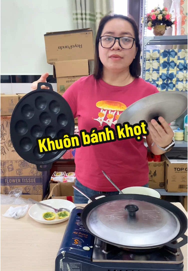 Khuôn bánh khọt 12 lỗ 125k #xuhuong #tiktokshop #khuonbanhkhot #khuonlambanhkhot #khuonducbanhkhot 