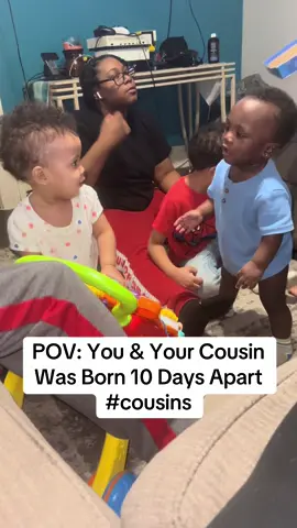 They had a whole lot to say 😅 #cousins 