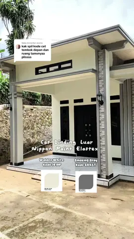 Membalas @aicena ini ya ka cat yg aku pakai untuk interior dan exterior dari @Nippon Paint  😇 #catdinding #catrumah #nipponpaint #rumahminimalis 
