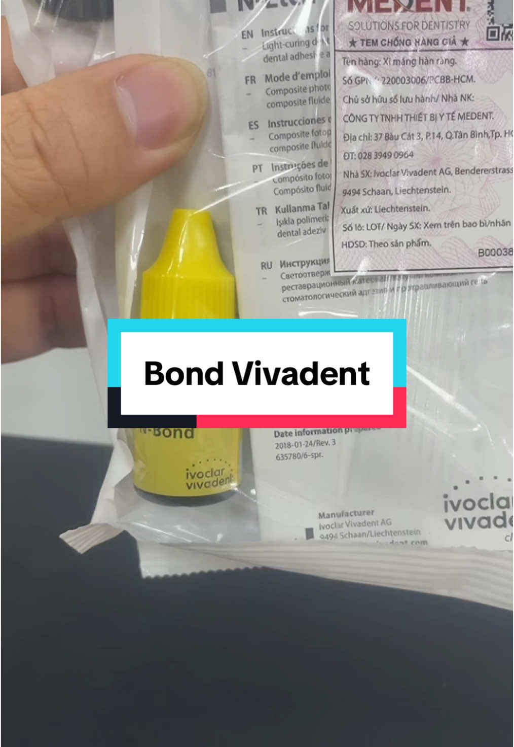 Dễ Dàng Trám Răng Với Vivadent Tetric N-Bond - Lựa Chọn Chuyên Nghiệp! #thaoanhvlnk #dentist #dental #vatlieunhakhoa #nhakhoa #NhaKhoaChuyenNghiep #xuhuong #CapCut 