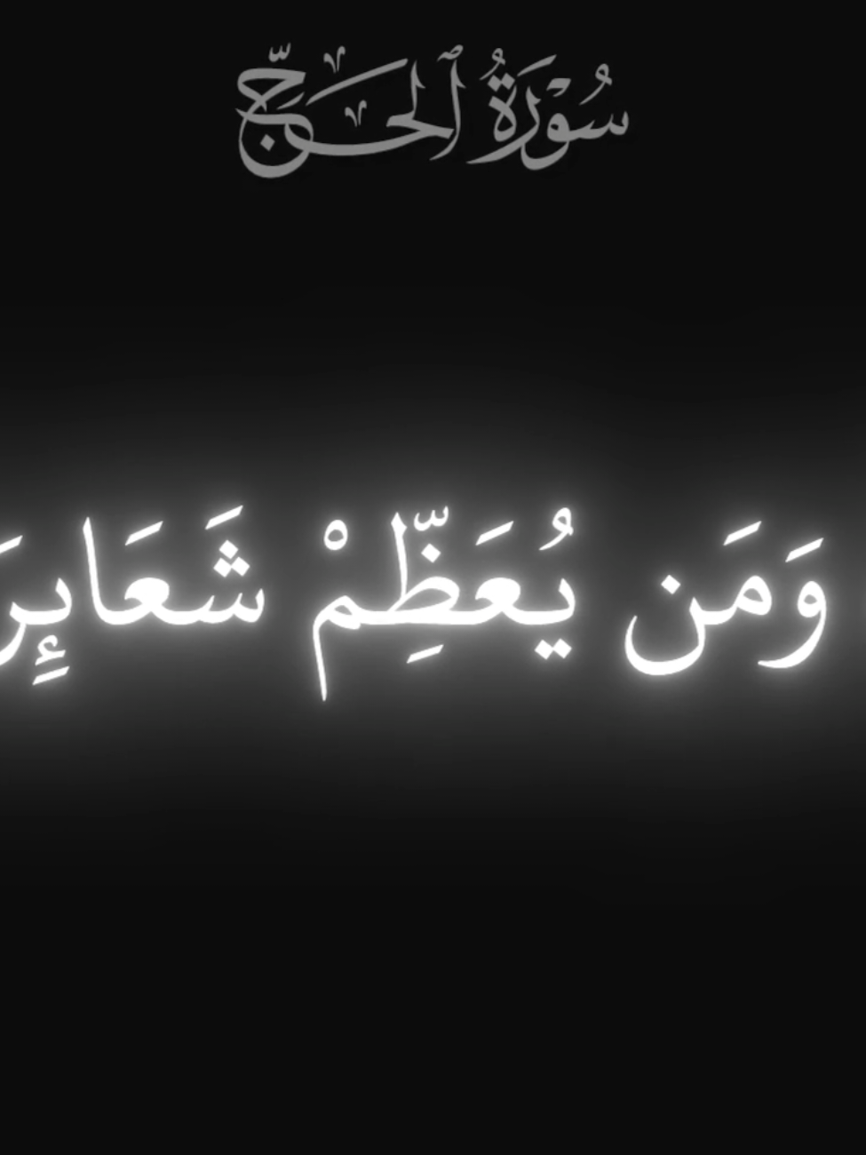 ذَٰلِكَ وَمَن يُعَظِّمْ شَعَائِرَ اللَّهِ #قران_كريم #تلاوة_خاشعة #ياسر_الدوسري #سورة_الحج #ارح_سمعك_بالقران #كرومات_جاهزة_لتصميم #كرومات_قرآنیة #quran 