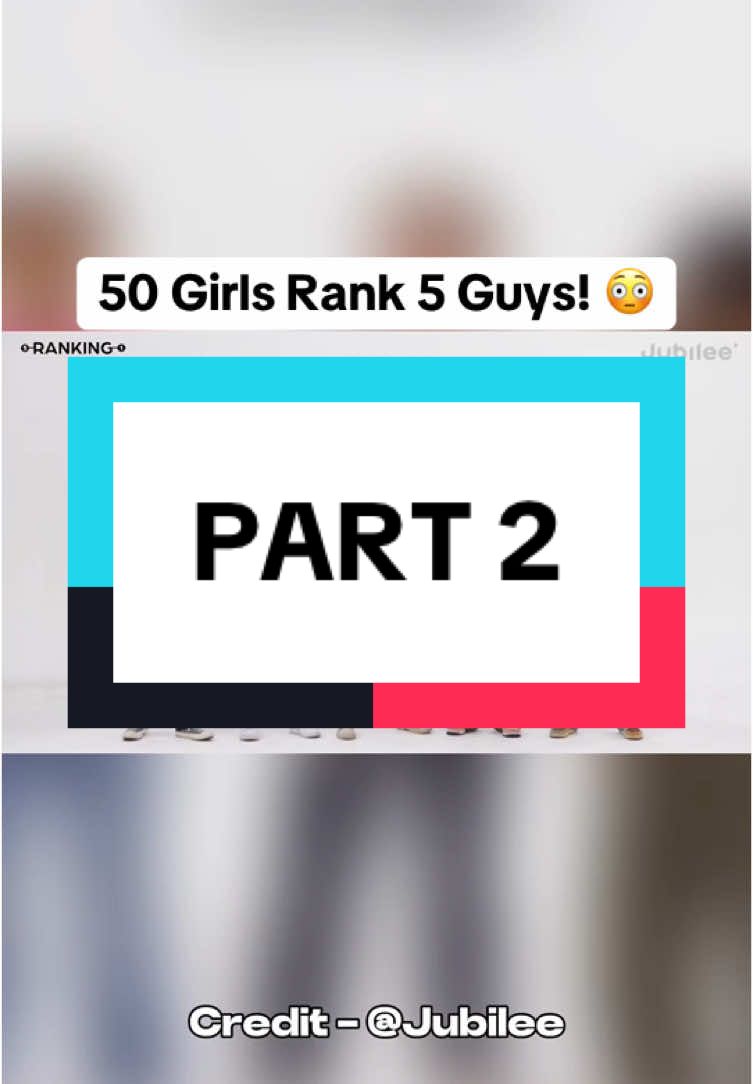 50 Girls Rank 5 Guys | Part 2 #entertaining #entertainment #longformvideo 