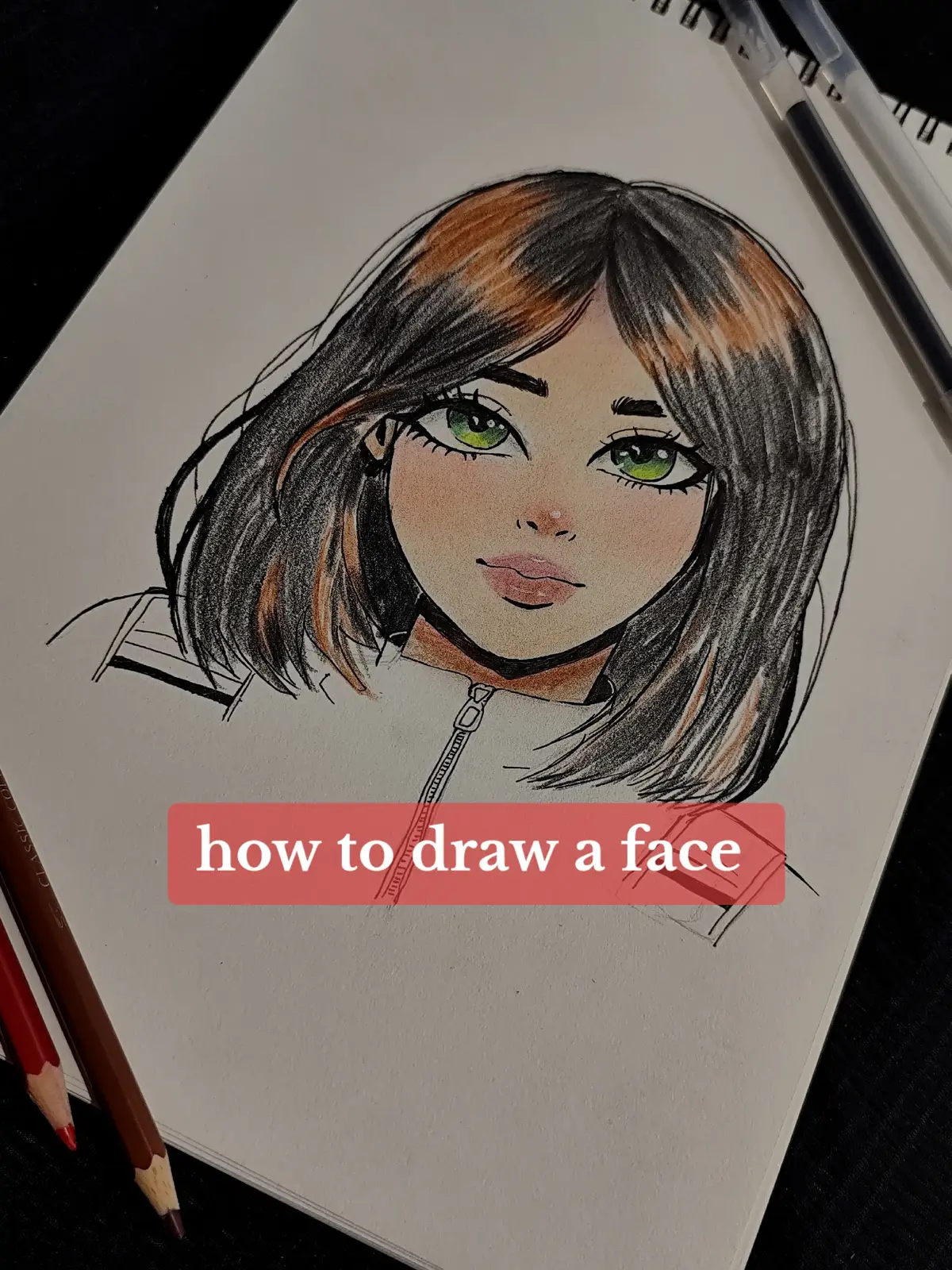 how to draw a face step by step  #howtodrawing #howtodrawstepbystep #howtodraw #draw 