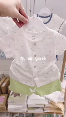 Bộ cộc sơ sinh Nu mini #nu #nous #trendingvideo #xuhuong 