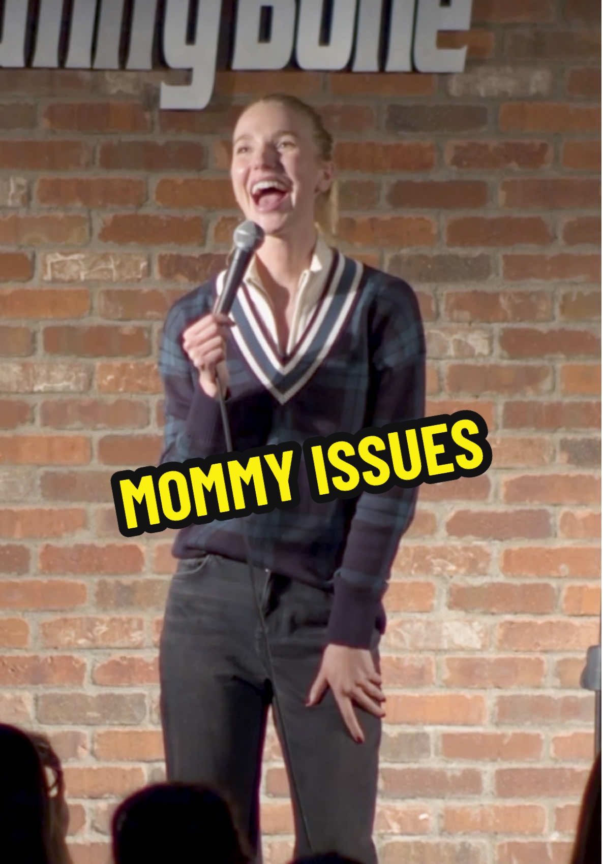 Shout out to my girl’s with mommy issues!!!!  #comedy #standup #crowdwork #funny #mommyissues #parenting #friendship #girly #fyp #gabbybryan