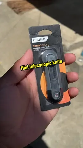 Deli tool mini telescopic knife 12mm #utilityknife #minitelescopicknife #cutter #portableknife #unboxing #boxopener #delihome 