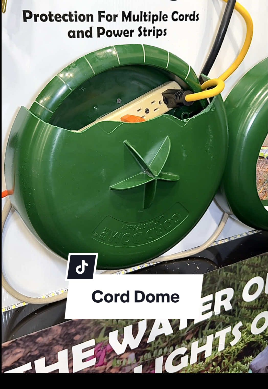 Protect your outdoor electrical connections with the Twist and Seal Cord Dome! 🌧️⚡ Its patented design keeps power strips and Y-connectors safe from rain, snow, and ice. Perfect for landscaping tools, outdoor lights, events and more.  #Electrical #ElectricalSafety #Landscaping #HomeHacks #Homeowner