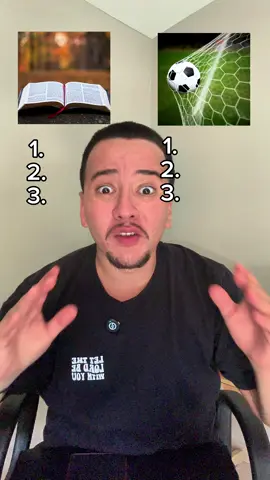 Você sabe mais sobre a Bíblia ou futebol?