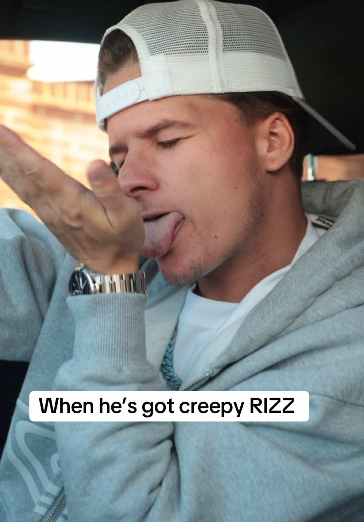 Tag someone with creepy rizz 🤣 #foryou #foryoupage #fyp 