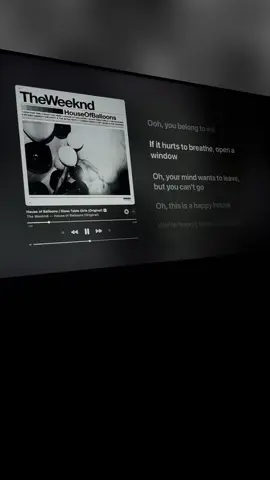 The Weeknd - House Of Balloons / Glass Table Girls #fypツ #music #fyp #lyrics #song #songlyrics #applemusic #theweeknd #houseofballoons #houseofballoonstheweeknd #glasstablegirls