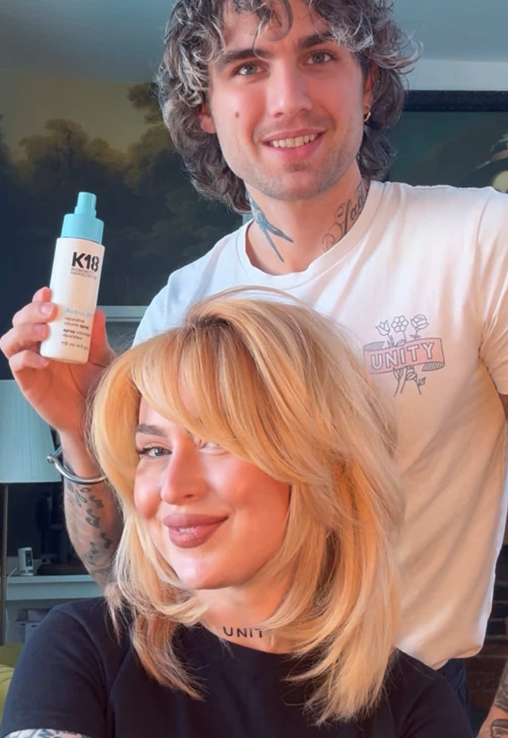 Does your hair need Volume? Ad: Then let me introduce to you the new @K18 Hair Astrolift This volumising spray is amazing, it leaves the hair weightless, shiny, not sticky, it can be used in different ways such as before blow drying and after it’s dry AND whilst achieving the above it uses the unique K18 technology to also repair hair damage. Oh and it smells amazing!! Incredible 👏🏻 #k18hair #k18astrolift k18results #hairvolume #volumespray #healthyhair #hairhacks #hairtips