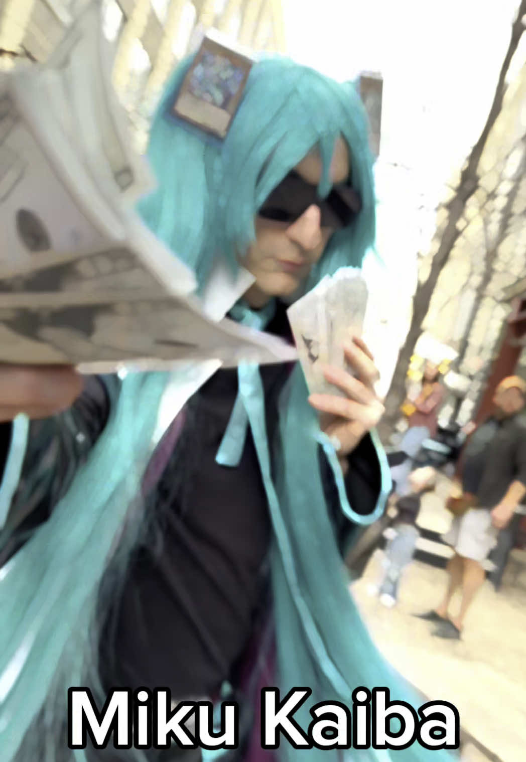 Miku Kaiba and the Vocaguards run amok at the Miku Lookalike Contest. Feat @Seijicosplay @√ﾑﾚ𒌐 @icecoldstar @aratacosplay  . . . #anime #hatsunemiku #miku #vocaloid #yugioh #yugiohmemes #setokaiba #mikulookalikecontest #cryptonloids