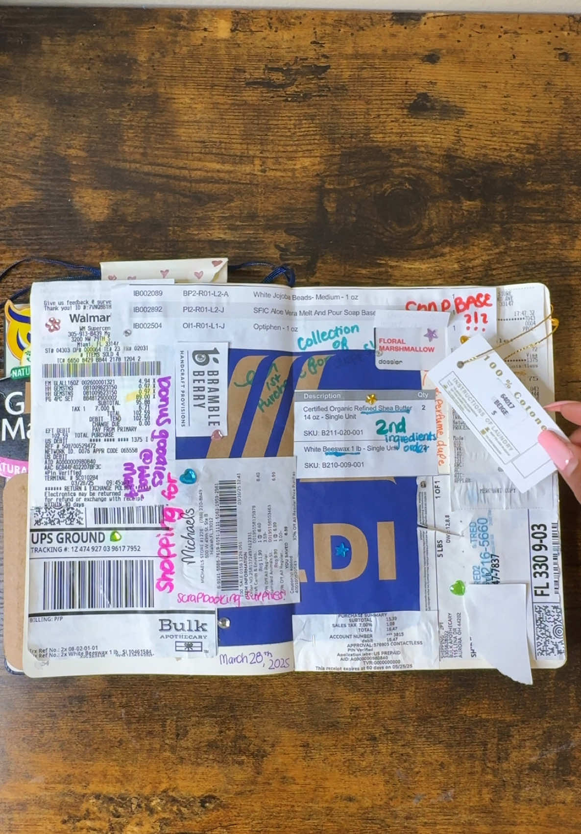 Remind me to never use liquid glue for a spread again!! 😣 #junkjournaljoy #upcycleart #collagearttok #scrapbookasmr 