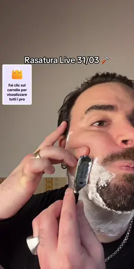 Rasatura 🪒 ASMR Live  31/03 Sapone per Rasatura ODINO #lostregonedellabarba #asmr #rasaturatradizionale #fyp #LIVEhighlights #TikTokLIVE #LIVE 