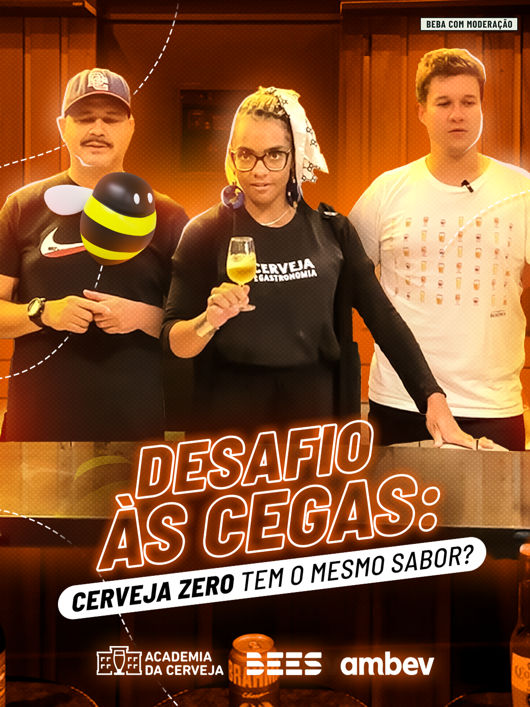 Teste às cegas: será que a cerveja zero é igual à original? Confira a prova da @academia.da.cerveja 🍺  Seu negócio já tem opções zero álcool? Só ir pro BEES incluir elas no seu pedido.   #bees #ambev #estrategiasdevendas #negocios #vendasb2b