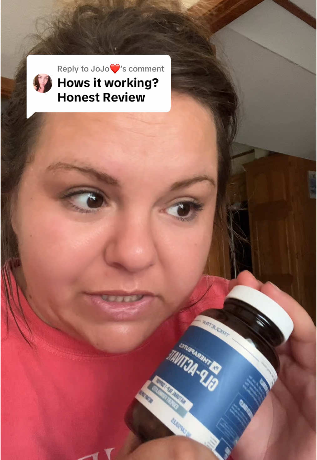 Replying to @JoJo❤ girl.. it’s like I’ve just forgotten about it all together. Not even taking it that serious. Just making sure I take 3 a day and so far… I haven’t checked as far as scales but I will in about another week. #glpactivate #honestreview 