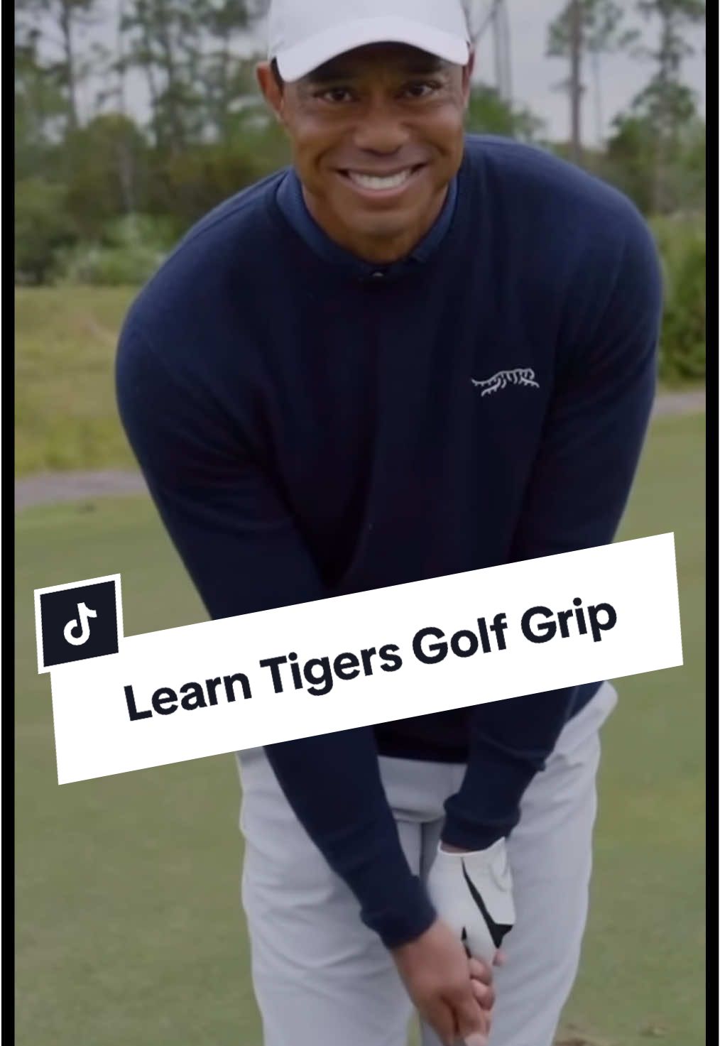 Listen to Tiger describe how he grips his clubs & where he learned it from #golf #golftiktok #golfswing #golftips #grip #tiger 