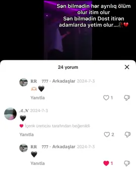 Hərkəs həyatına davam etsədə hamının qəlbində bir Dostu bir Ramalı yaşayır o acı o qəlb ağrısı o Səni son gördüyüm gün əsla getmir gözümün önündən qəlbim barışmır yoxluğunla, bəzən yuxu olduğunu düşünürəm oyanıram görürəm yuxu deyilmiş keçmirmiş. O qədər ağır hisdi ki, vaxtı ilə deyib güldüyün zarafatlar etdiyin xoş gününü gözlədiyin Dostunun məzar daşına fəryad etmək tərifi olmayan bir ağrıdı bu. Kaş deyirəm kaş belə olmazdı. Hərkəs deyir Rəhmətini oxu, axı Qardaşıma Dostuma bir vaxtı deyib güldüyüm insana bu gün o sözü demək oyan demək necə ağır gəlir heç kim bilmir bilməyəcəkdə.💔 Sən rahat yat Dostum yaşadığım müdətcə yaşadacam Səni, Qəlbimdə dilimdə duamda hər an hər saniyə adın düşməyəcək dilimdən və bir gün qismət olsa bir oğlum olsa Sənin adını daşıyacaq Sənə söz verirəm…🖤🥀 @𝐑𝐑    𝟕𝟕𝟕  #dostum #ramal #25 #💔 #candostum 
