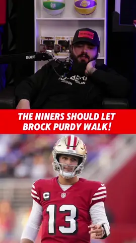 The Niners Should Let Brock Purdy WALK! #nfl #football #nflfootball 
