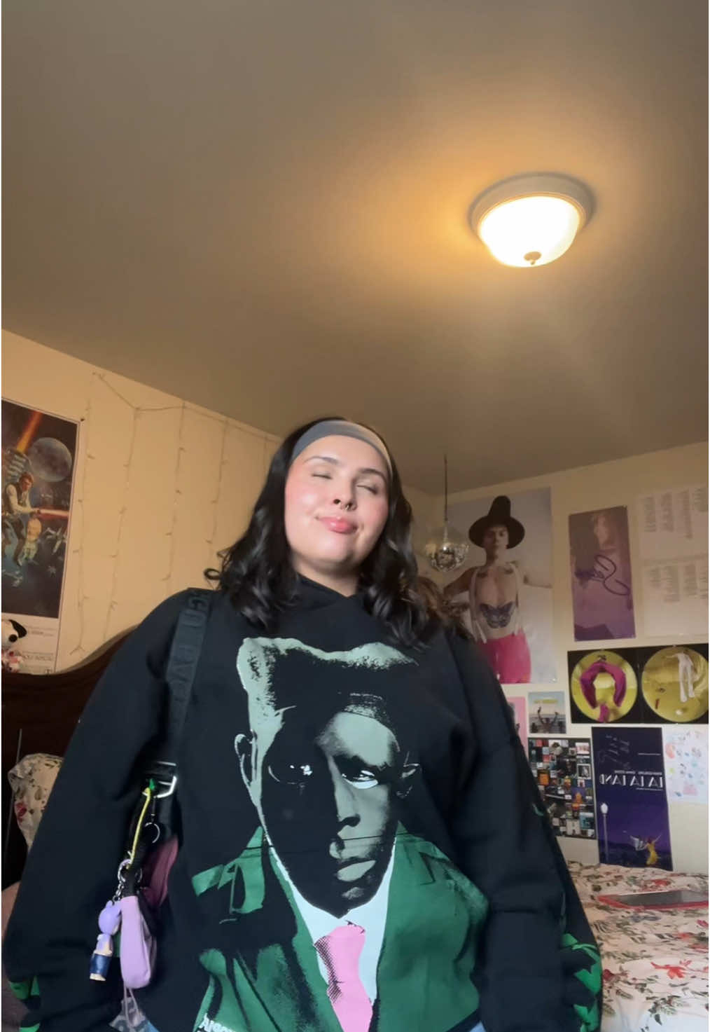 i love love love my hoodie #tylerthecreator #chromakopiatour #chromakopiamerch #she #fit #baggu #fypage #viral 