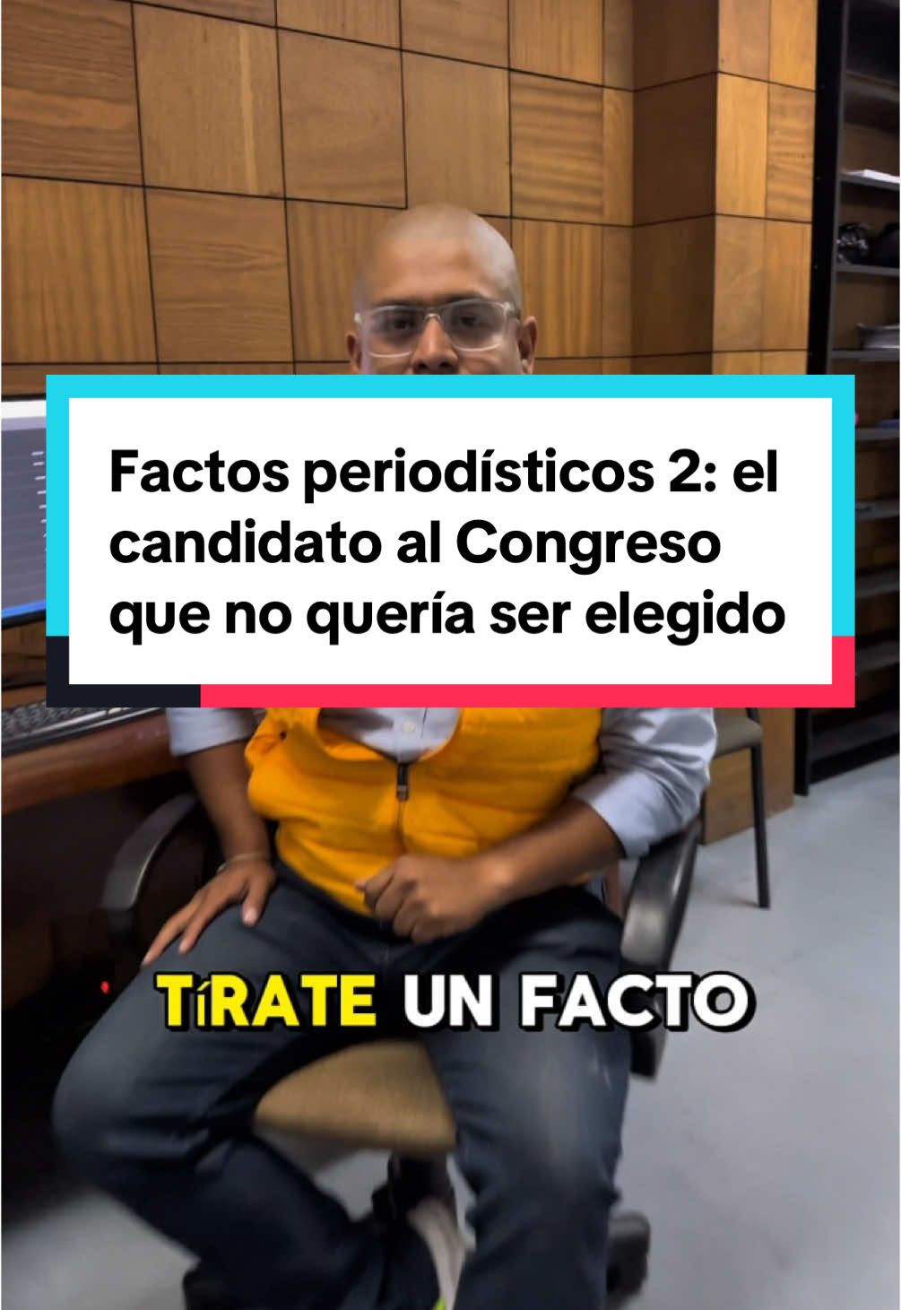 Factos periodísticos 2: En las Elecciones del 2021 entrevisté al único candidato al Congreso de todo el Perú que no quería ser elegido . . . . . . #facto #factorywork #fact #reportero #journey #journaling #journal #brianmatias #panorama #investigacion #congreso #fun #funny #trend #tendencia #chorrillos #lima #peru #elecciones #candidato #politica #juantapia #unique #unico 