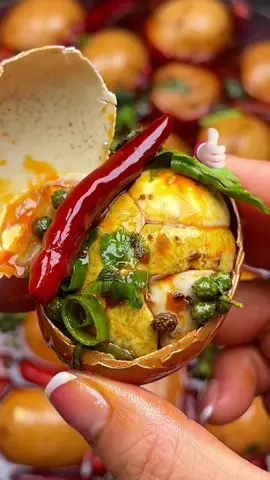 Yummy spicy balut 🐣🌶#balut #baluteggs #tiktokshop #fyp #food 