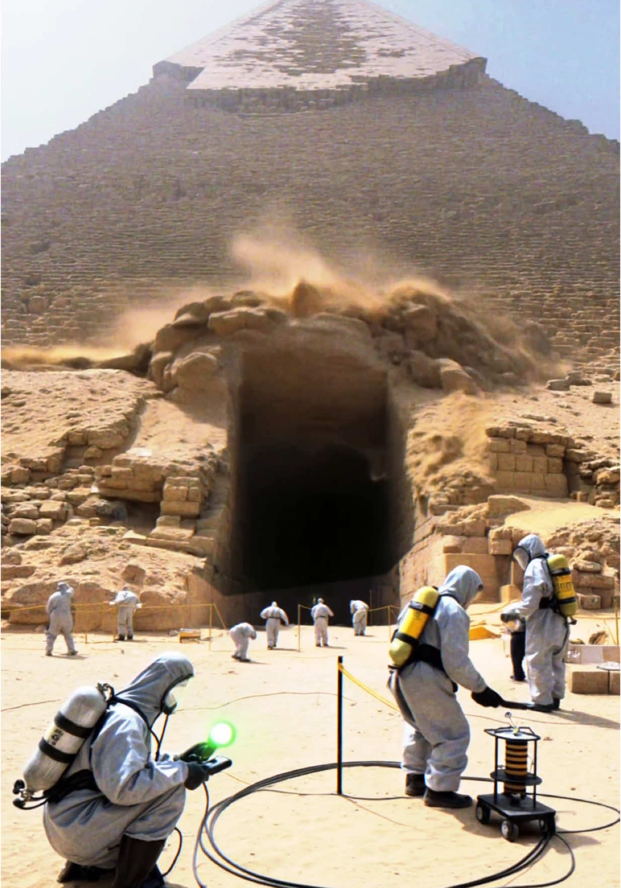 Disclaimer: This video is entirely speculative and created for entertainment purposes. It discusses the theory of a massive underground city beneath the Giza pyramids, a claim that experts have strongly disputed. The content is not presented as factual. Viewer discretion is advised.   #conspiracytheory #speculation #whatif #gizapyramids #undergroundcity #curiosity #foryou 
