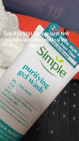 [DIỆN MẠO MỚI] Sữa Rửa Mặt Simple lành tính và hiệu quả cho mọi loại da 150ml ##anhthushop2007##suaruamat##suaruamatsimple @@anhthushop2007